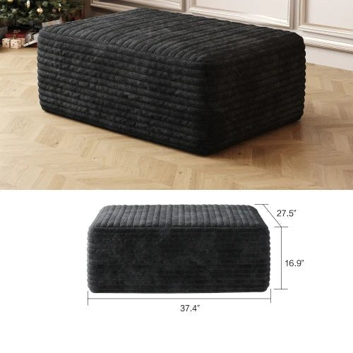 Corduroy Modular Cloud Sectional Sofa with Plush Cushions - Velvet Haven