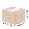 Cotton Linen Hanging Storage Bag Drawer Style Wardrobe Organizer Box Clothes Organizer Holder Collapsible Hanging Storage Shelve - Velvet Haven