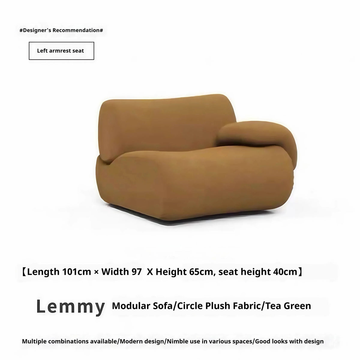 Cream Modular Sherpa Cloud Sectional Sofa with High-Elastic Foam - Velvet Haven