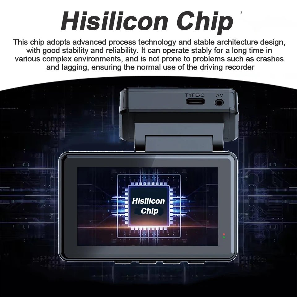 DashCam 4K Mini Car Dvr Video Recorder With GPS WIFI Support Dual Lens 1080P RearView Camera Night Vision Black Box 24h Parking - Velvet Haven