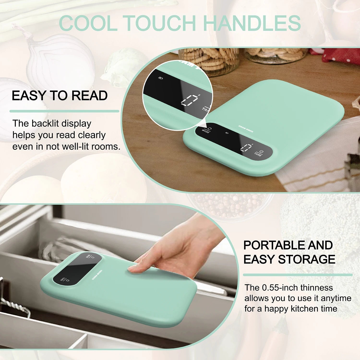 Digital Food Scale for Baking & Cooking with LED Display - Velvet Haven