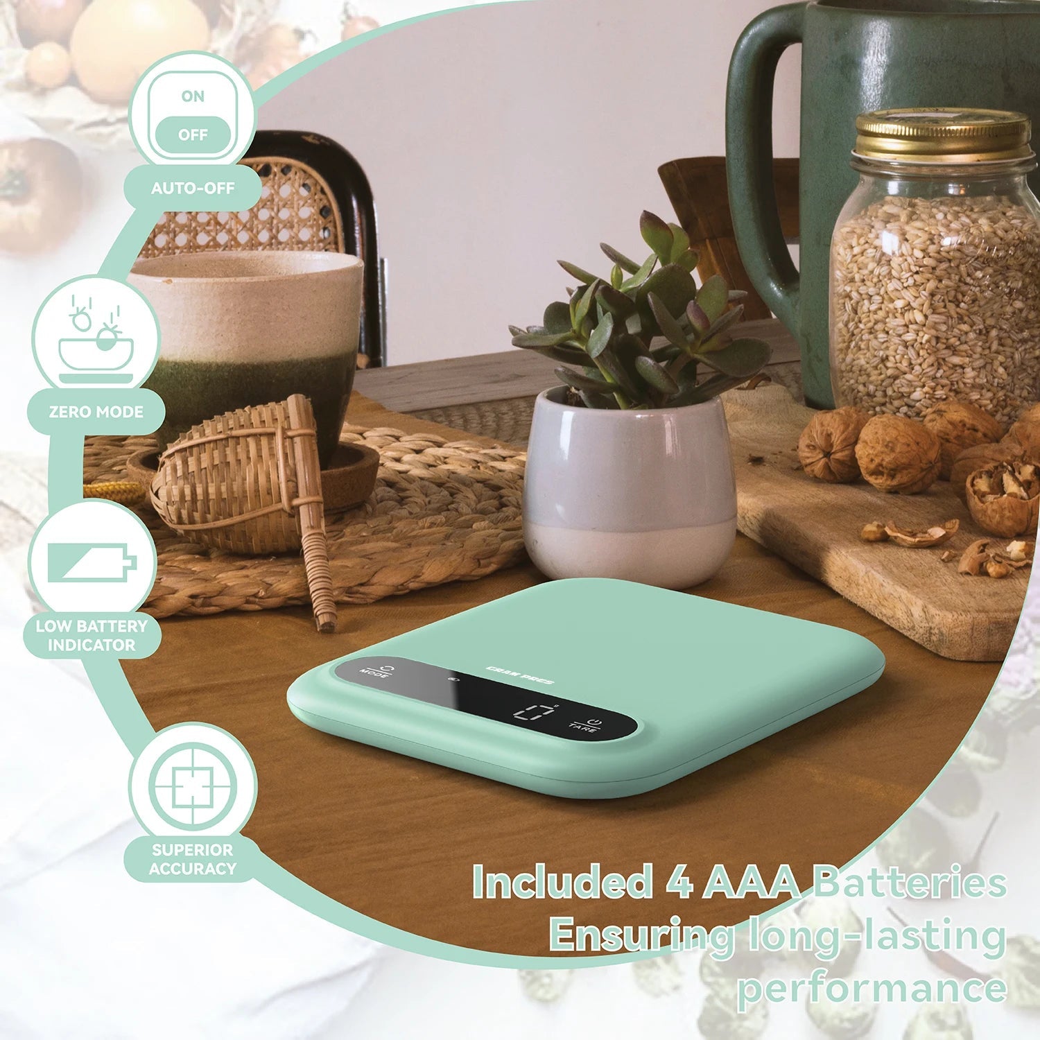 Digital Food Scale for Baking & Cooking with LED Display - Velvet Haven