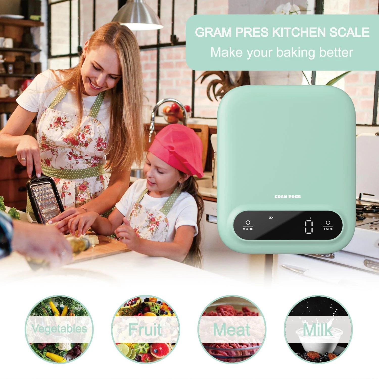 Digital Food Scale for Baking & Cooking with LED Display - Velvet Haven