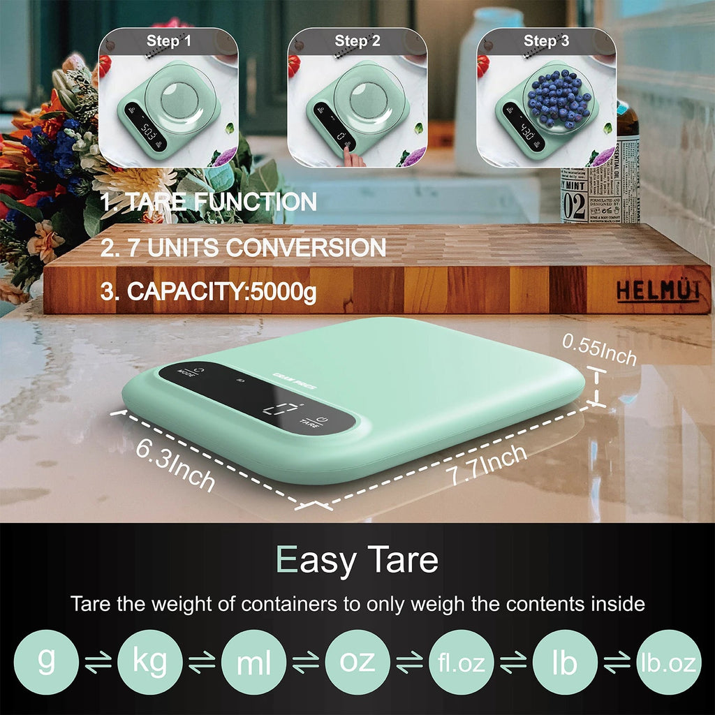 Digital Food Scale for Baking & Cooking with LED Display - Velvet Haven