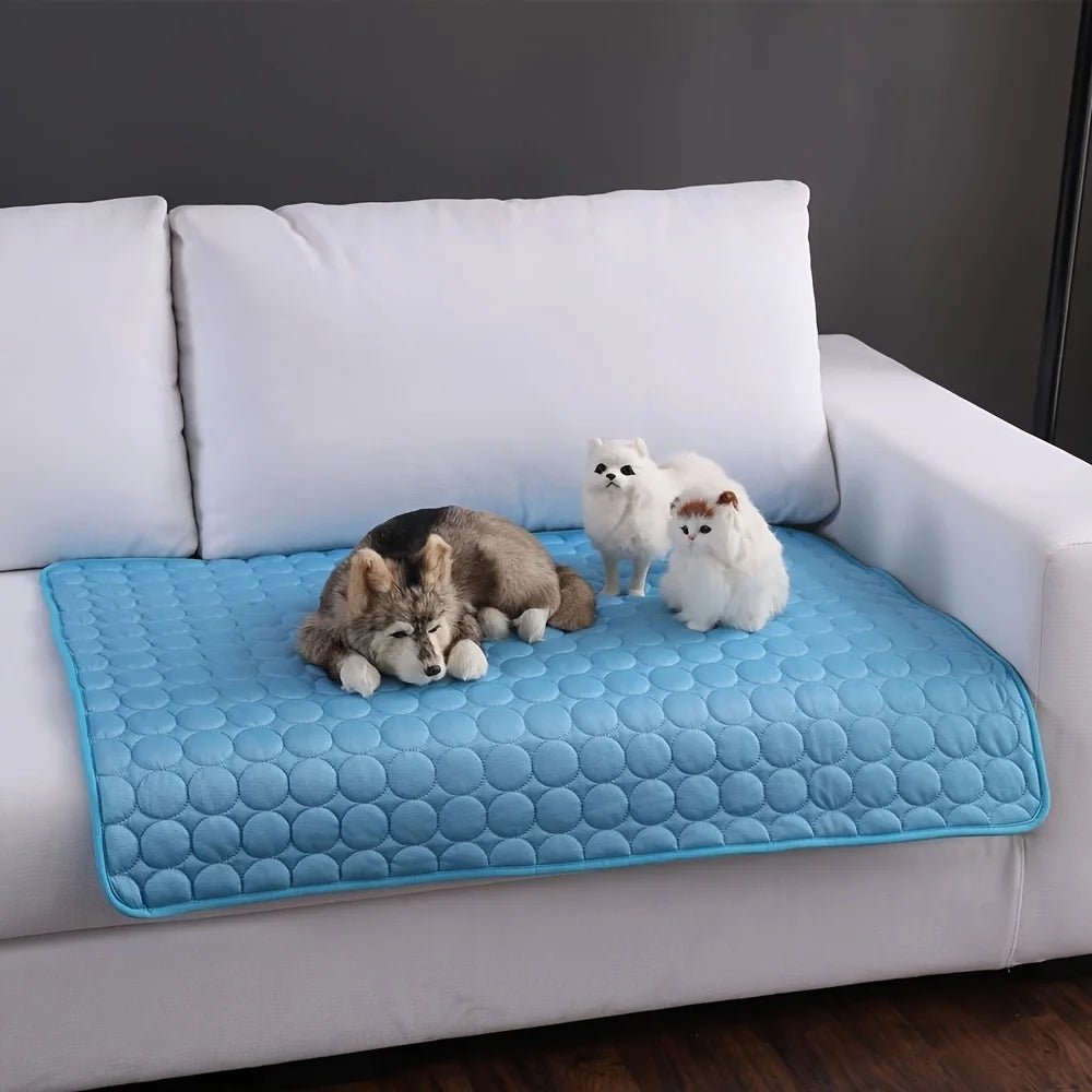 Cooling Pet Mat for Dogs & Cats – Summer Cooling Pad (Small to XL) - Velvet Haven