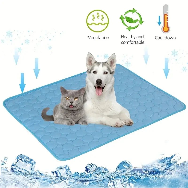 Cooling Pet Mat for Dogs & Cats – Summer Cooling Pad (Small to XL) - Velvet Haven