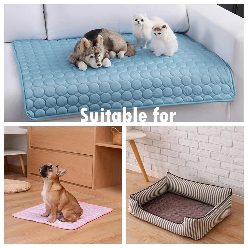 Cooling Pet Mat for Dogs & Cats – Summer Cooling Pad (Small to XL) - Velvet Haven