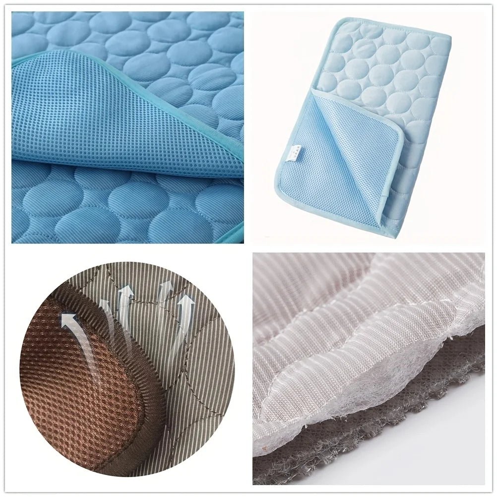 Cooling Pet Mat for Dogs & Cats – Summer Cooling Pad (Small to XL) - Velvet Haven
