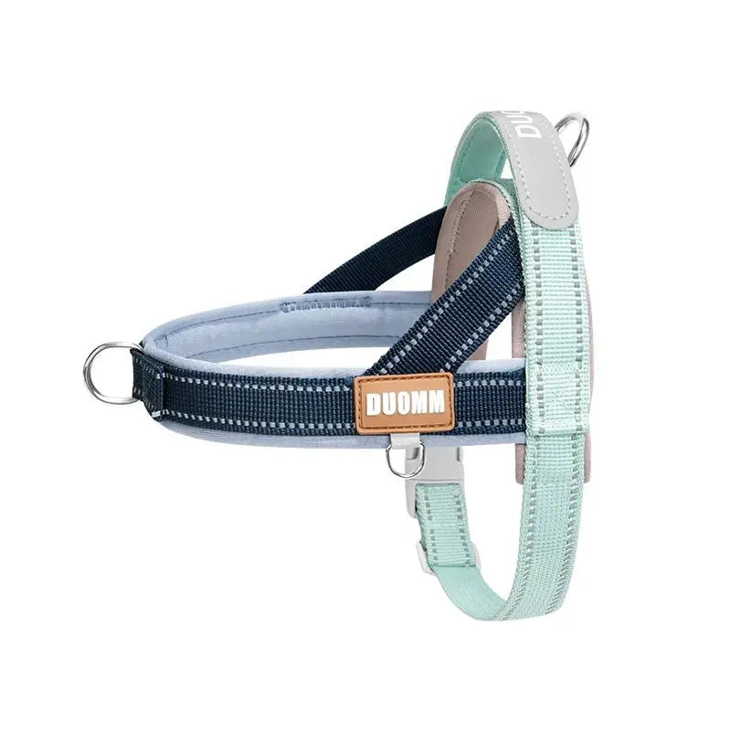 Dog Harness No Pull T-Shape Breathable Spring Summer Soft Padded Reflective Daily Outdoor Step In Walking Pet Harness Hiking - Velvet Haven