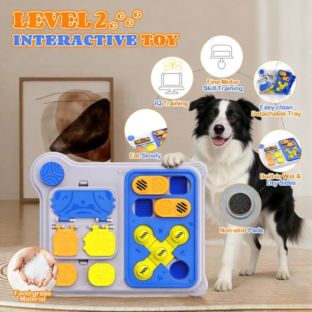Dog Puzzle Toy & Pet Feeder - Treat Dispensing Toy for IQ Training, New Arrival, Ideal for Small/Medium Dogs - Velvet Haven
