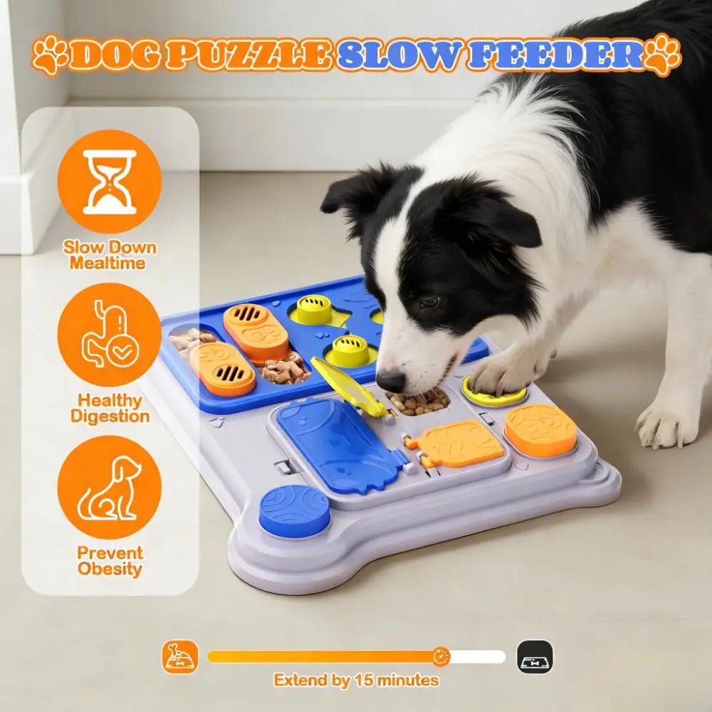 Dog Puzzle Toy & Pet Feeder - Treat Dispensing Toy for IQ Training, New Arrival, Ideal for Small/Medium Dogs - Velvet Haven