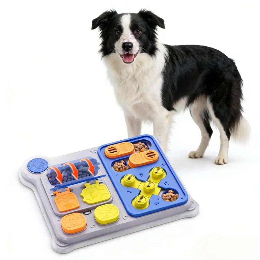 Dog Puzzle Toy & Pet Feeder - Treat Dispensing Toy for IQ Training, New Arrival, Ideal for Small/Medium Dogs - Velvet Haven