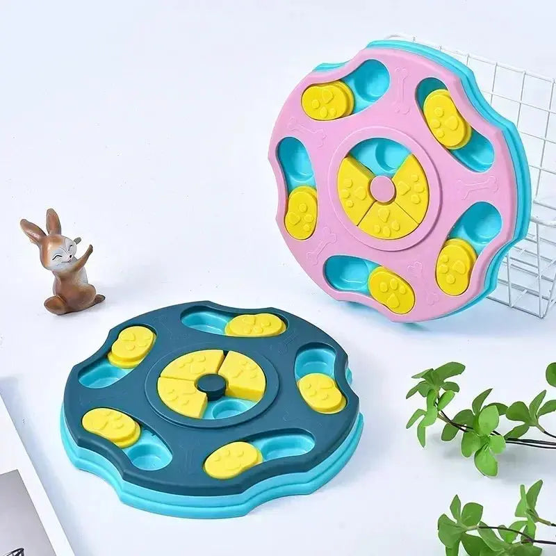 Dog Puzzle Toys Slow Feeder Interactive Increase Puppy IQ Food Dispenser Slowly Eating NonSlip Bowl Pet Cat Dogs Training Game - Velvet Haven
