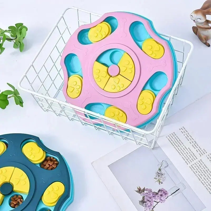 Dog Puzzle Toys Slow Feeder Interactive Increase Puppy IQ Food Dispenser Slowly Eating NonSlip Bowl Pet Cat Dogs Training Game - Velvet Haven