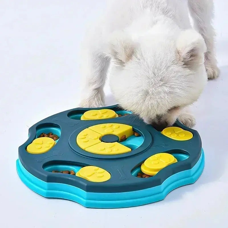 Dog Puzzle Toys Slow Feeder Interactive Increase Puppy IQ Food Dispenser Slowly Eating NonSlip Bowl Pet Cat Dogs Training Game - Velvet Haven