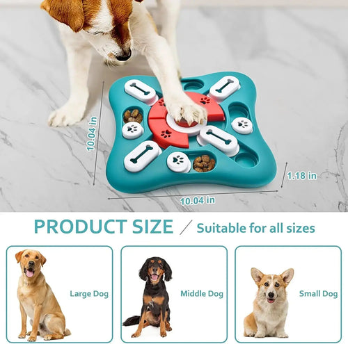 Dog Puzzle Toys, Treat Dispensing Dog Enrichment Toys for IQ Training and Brain Stimulation, Interactive Mentally Stimulating To - Velvet Haven