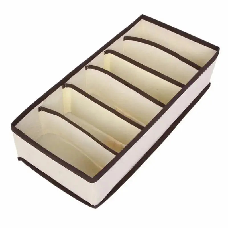 Dormitory Closet Organizer for Socks Home Separated Underwear Storage Box 30 Grids Bra Organizer Foldable Drawer Organizer - Velvet Haven