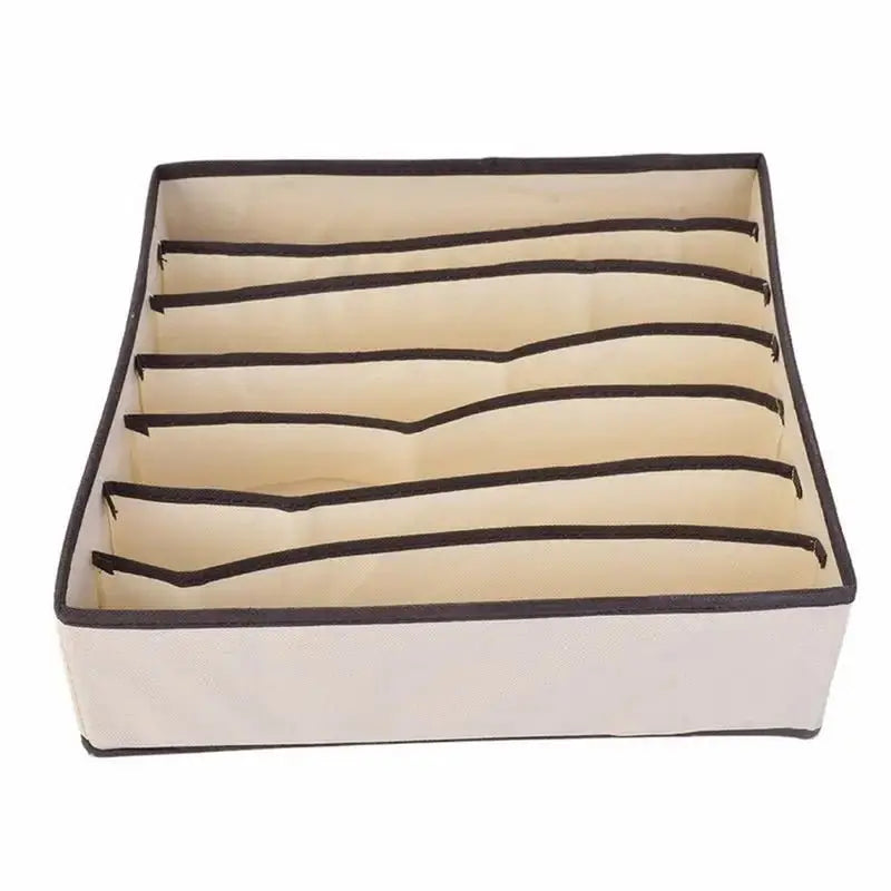 Dormitory Closet Organizer for Socks Home Separated Underwear Storage Box 30 Grids Bra Organizer Foldable Drawer Organizer - Velvet Haven