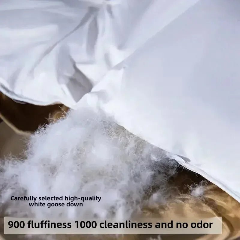 Down duvet 95 white goose down five-star hotel warm double single duvet core goose down duvet - Velvet Haven