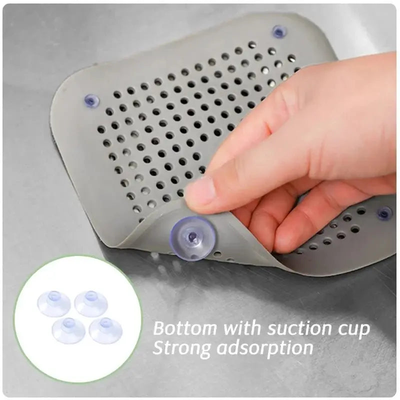 Drain Hair Catcher Filter Sink Anti-blocking Strainer Bathtub Shower Floor Silicone Stopper Cover Kitchen Bathroom Accessories - Velvet Haven