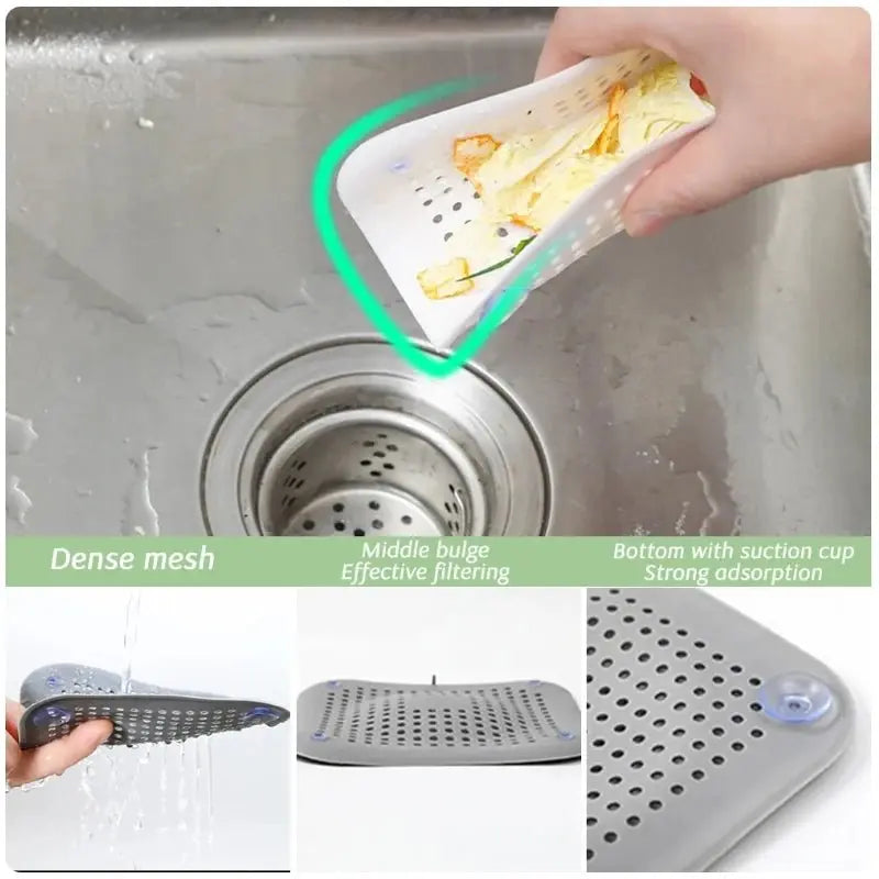 Drain Hair Catcher Filter Sink Anti-blocking Strainer Bathtub Shower Floor Silicone Stopper Cover Kitchen Bathroom Accessories - Velvet Haven