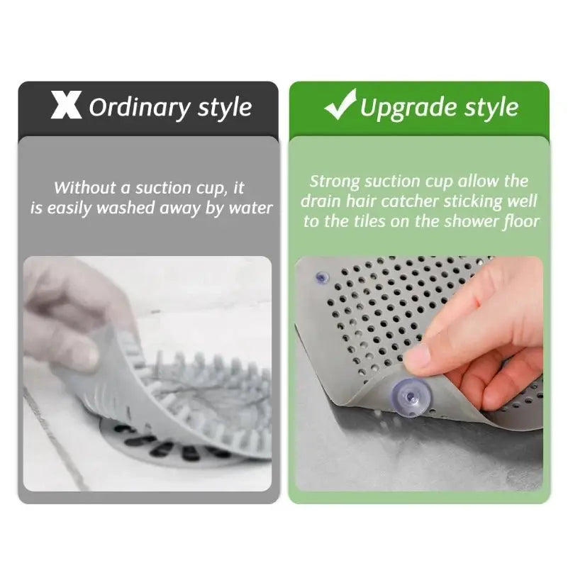 Drain Hair Catcher Filter Sink Anti-blocking Strainer Bathtub Shower Floor Silicone Stopper Cover Kitchen Bathroom Accessories - Velvet Haven