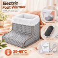 Electric Foot Warmer with Remote, Timer & Sherpa Lining - Velvet Haven