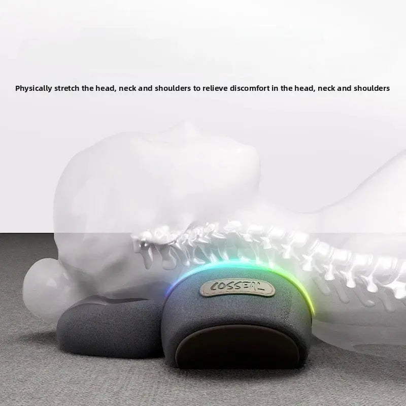Electric hHeating Neck Pillow Back Cervical Traction Relax Sleeping Memory Foam Spine Support - Velvet Haven