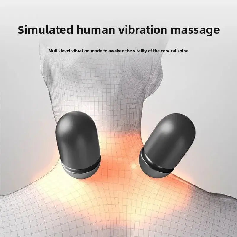 Electric hHeating Neck Pillow Back Cervical Traction Relax Sleeping Memory Foam Spine Support - Velvet Haven
