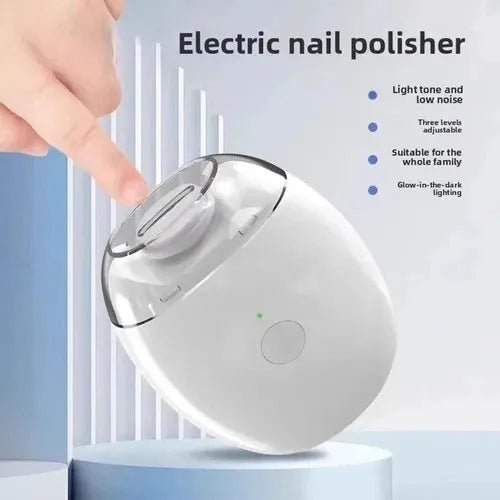 Electric Nail Grinder with LED Light, USB Rechargeable Automatic Pet Nail Trimmer, Low Noise Painless Claw Cutter for Dogs Cats, - Velvet Haven