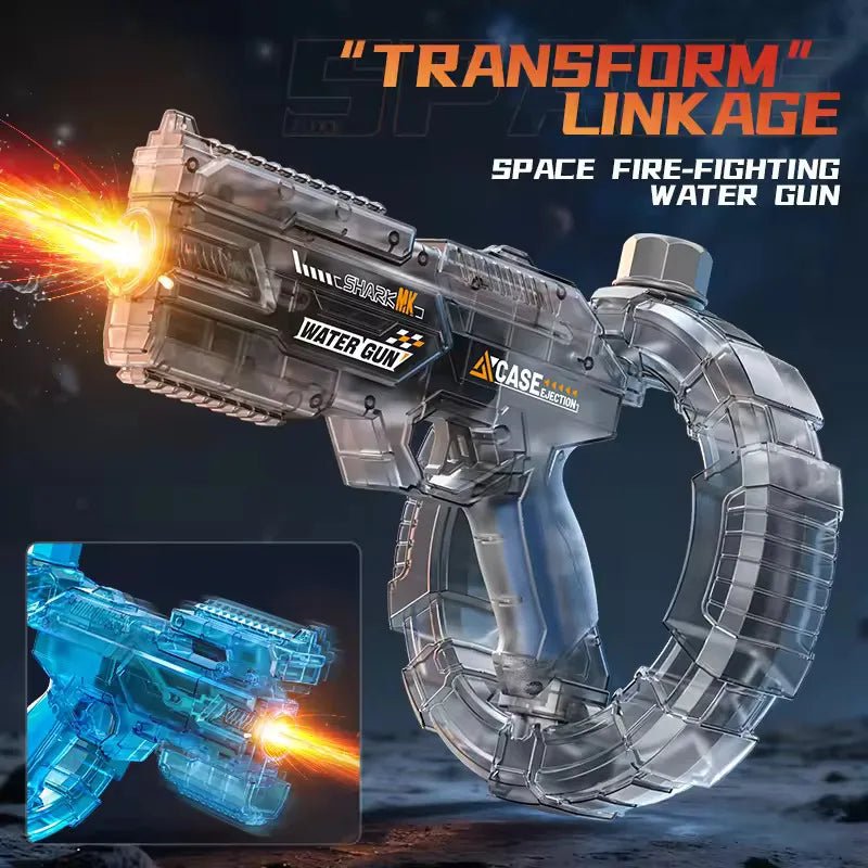 Electric Water Gun with LED Lights, Full-Auto Spray Toy - Velvet Haven