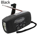 Emergency Radio AM/FM SOS Alarm Emergency Weather Flashlight Hand Crank Solar Battery Portable Radio Mobile Phone Charger - Velvet Haven