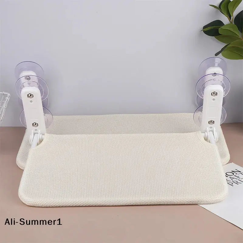 【E】New Cat Hammock With Suction Cups Foldable Hammock Suspended Cat Nest Balcony Window Glass Adsorption Fixed Cat Bed - Velvet Haven