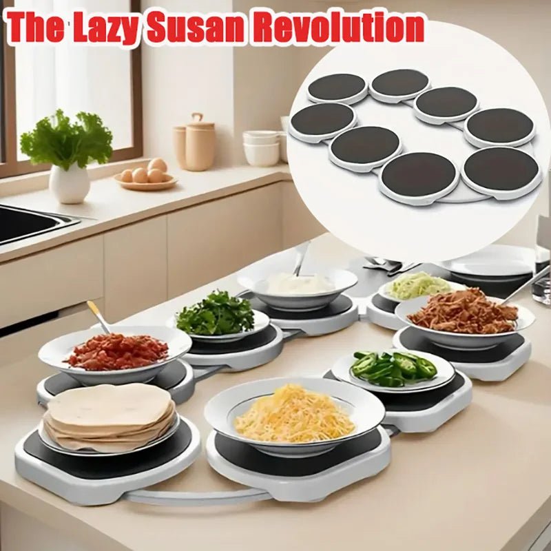 Expandable Lazy Susan 360° Rotating Kitchen Tray - Velvet Haven