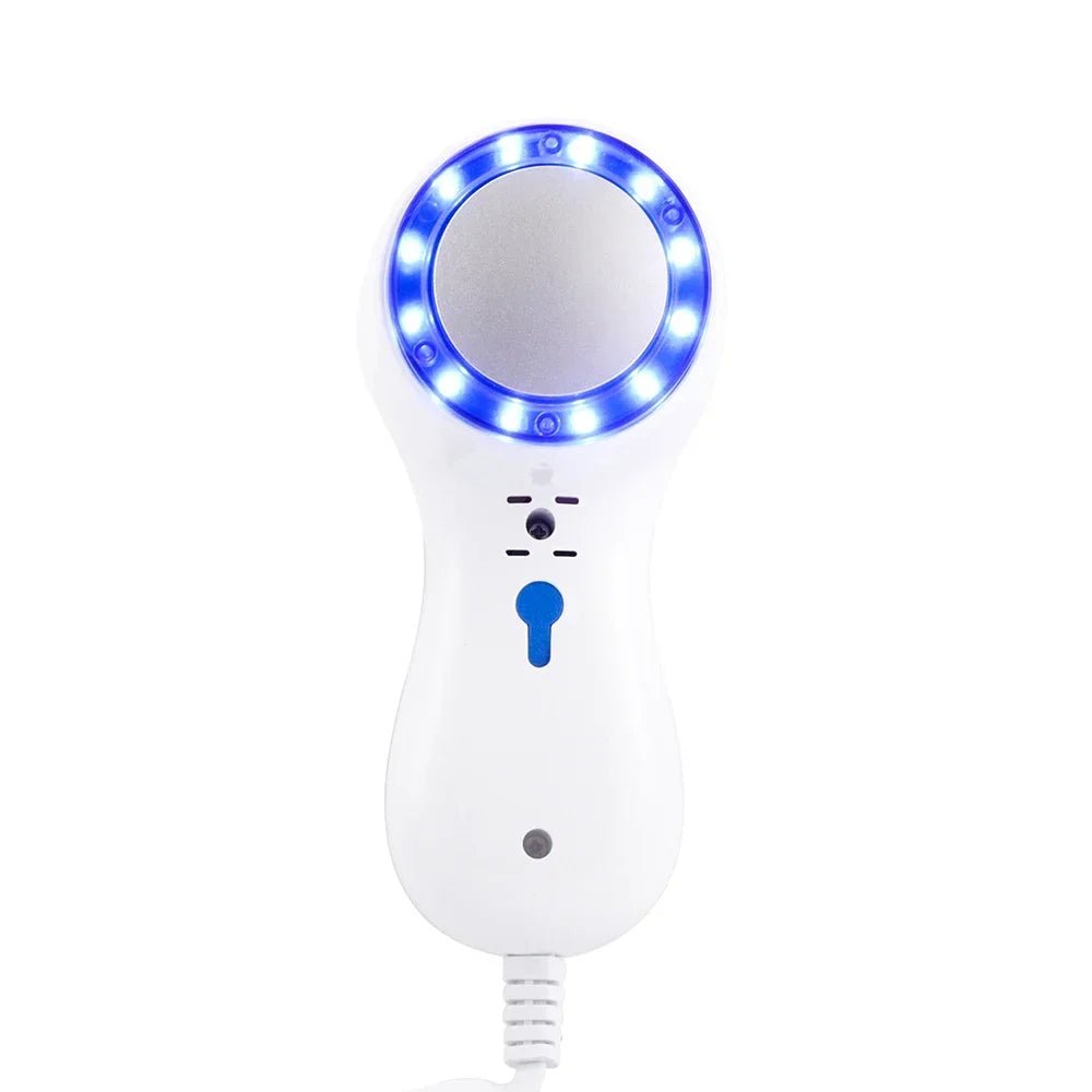 Facial Cold Hammer Cooling Skin Care Device with Blue LED - Velvet Haven