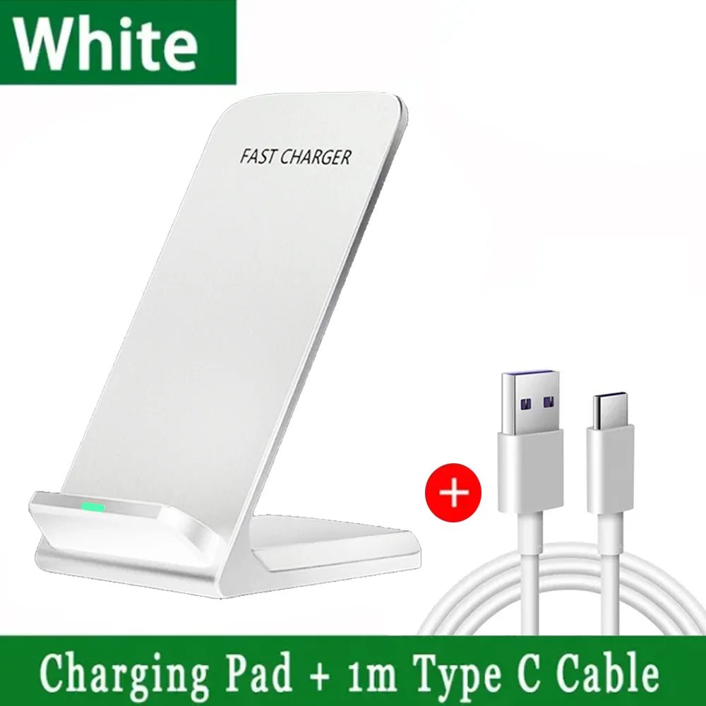 Fast Wireless Charging Stand Compatible with Samsung S24/S23/S22/S21 Ultra, iPhone 17‑12 Pro Max & Xiaomi Smartphones - Velvet Haven