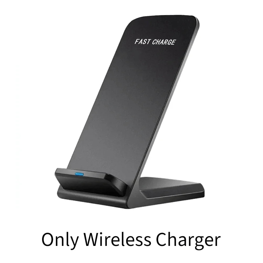 Fast Wireless Charging Stand Compatible with Samsung S24/S23/S22/S21 Ultra, iPhone 17‑12 Pro Max & Xiaomi Smartphones - Velvet Haven
