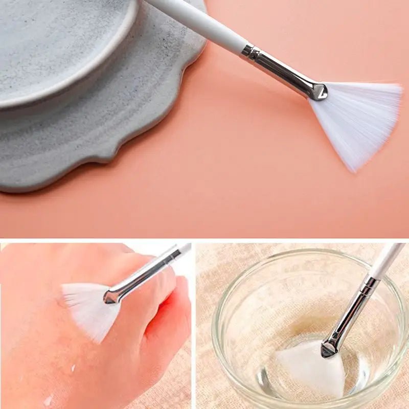 Fireflies DIY Face Mask Brush Set Soft Applicator Brushes Makeup Tools Includes Soft Fan Facial Brushes Acid Applicator Brush - Velvet Haven