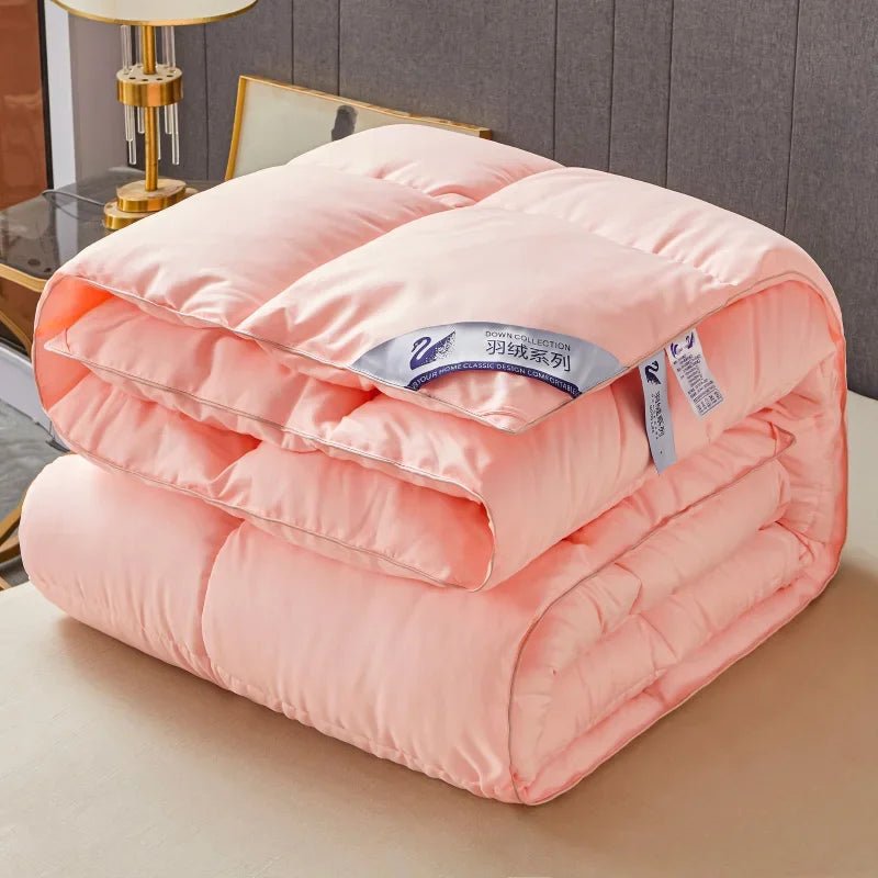 Five-star Hotel Duvet 95 White Goose Down Thick Warm Winter Quilt Spring and Autumn Quilt Duvet Insert Student Dormitory Quilt - Velvet Haven