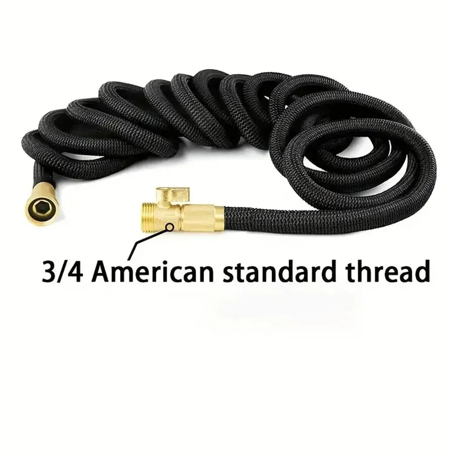 FLOWERS SPRAL Multi-Function Gun Hose High-Pressure Garden Hose Reels with Retractable Design Portable Spray Nozzle for Car Wash - Velvet Haven