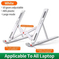 Foldable Laptop Stand Adjustable Portable Foldable Bracket Support Base ABS Plastic Holder For Macbook Laptop PC Accessories - Velvet Haven