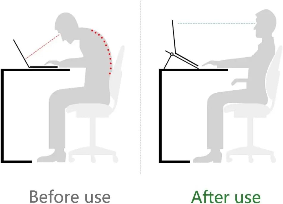 Foldable Laptop Stand for Desk, Adjustable Multi-Angle Computer Holder, Ventilated Riser for Notebooks up to 17 Inches, Pink - Velvet Haven