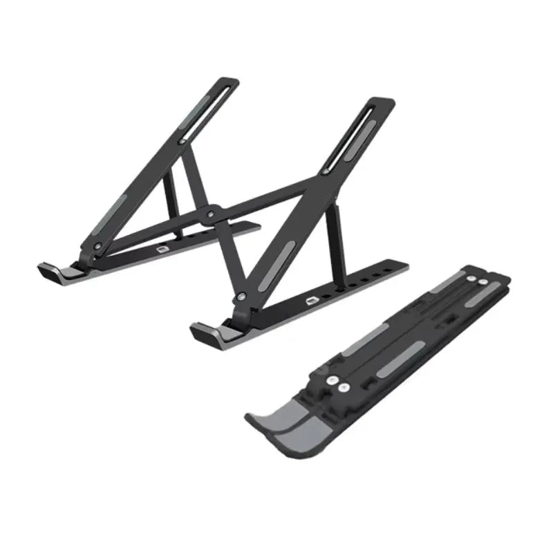 Foldable Portable Laptop Stand Adjustable Computer Monitor Holder for MacBook iPad Air Tablet Notebook Base Desk Mount - Velvet Haven