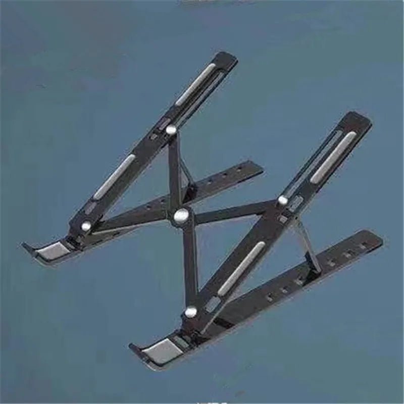 Foldable Portable Laptop Stand Adjustable Computer Monitor Holder for MacBook iPad Air Tablet Notebook Base Desk Mount - Velvet Haven