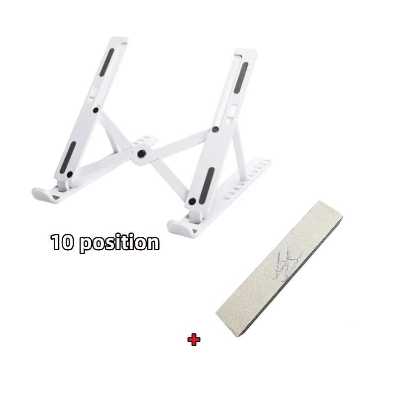 Foldable Portable Laptop Stand Adjustable Computer Monitor Holder for MacBook iPad Air Tablet Notebook Base Desk Mount - Velvet Haven