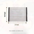 Foldable Roll-Up Sink Drain Rack Heat Resistant Kitchen Organizer for Dishes, Chopsticks, Fruits & Vegetables - Velvet Haven