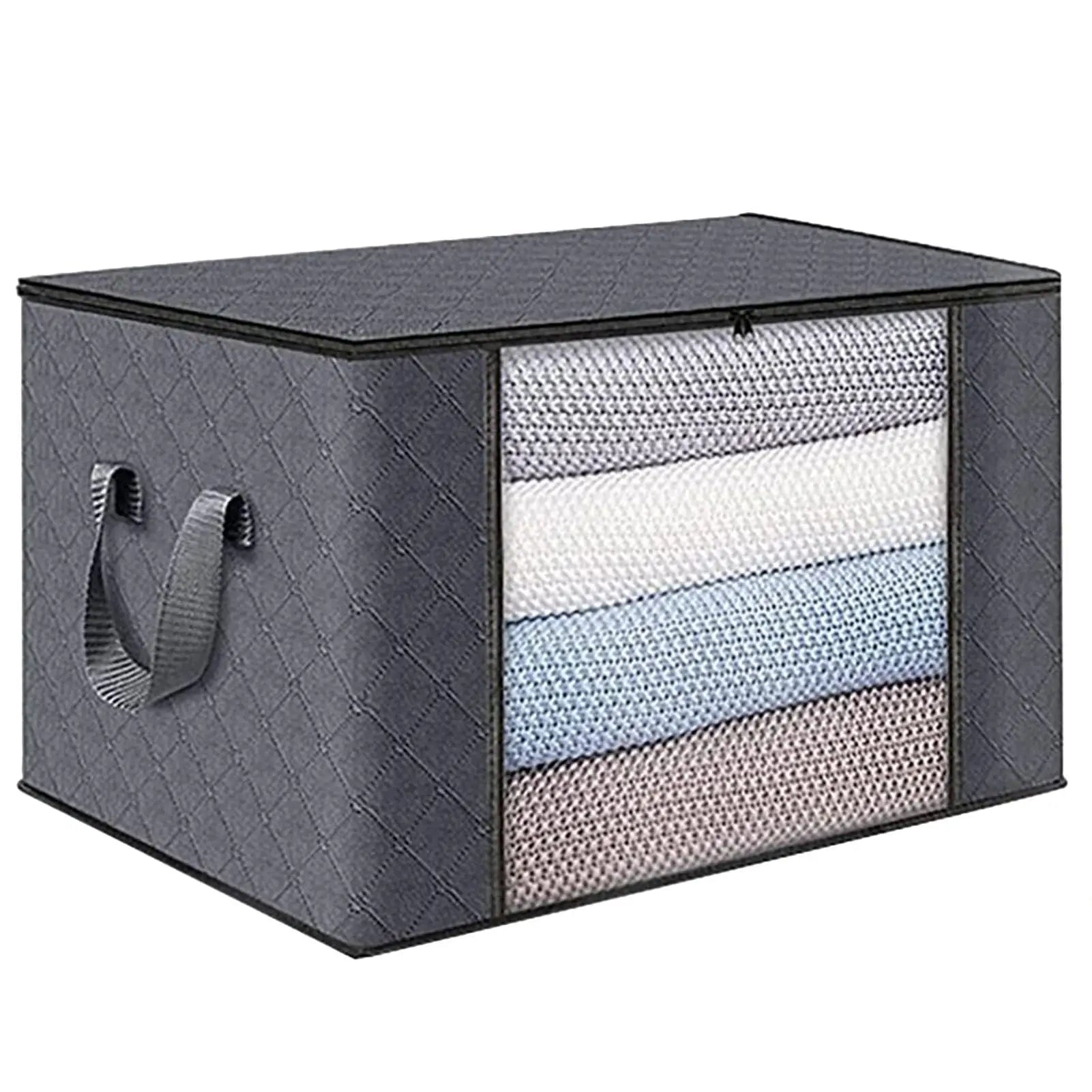 Foldable Under Bed Storage Containers with Clear Window Underbed Toy Organizers and Clothing Storage Bags Closet Storage Bins - Velvet Haven