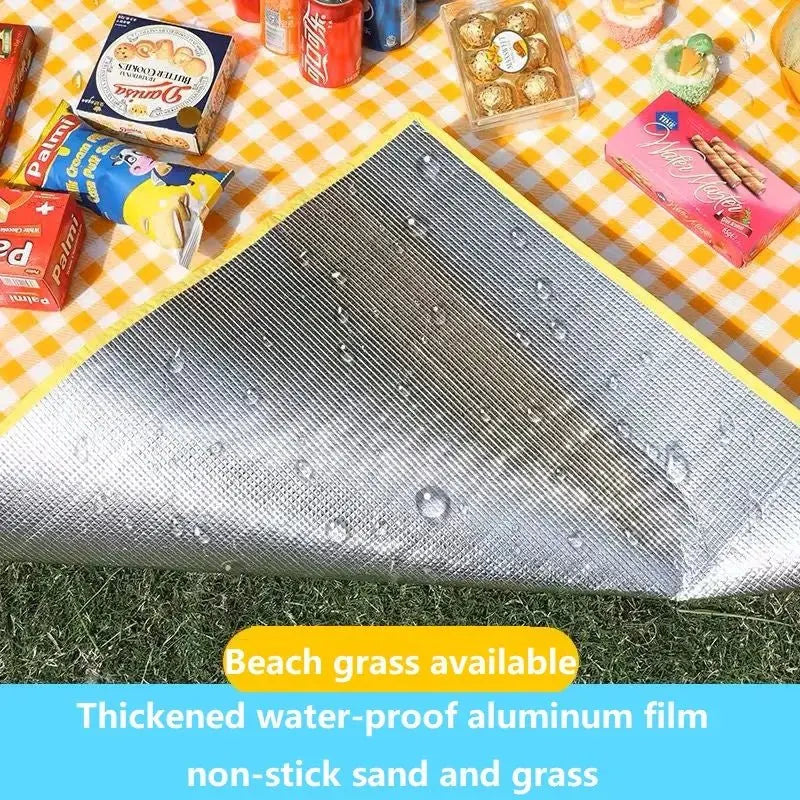 Folding Camping Mat Picnic Blankets Tent Mat Beach Waterproof Mat Sandproof Blanket Picnic Blanket Large YYDZ03 - Velvet Haven