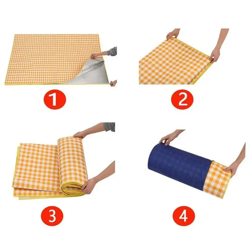 Folding Camping Mat Picnic Blankets Tent Mat Beach Waterproof Mat Sandproof Blanket Picnic Blanket Large YYDZ03 - Velvet Haven