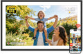 FRAMEO 15.6 Inch 32GB Large Digital Photo Frame, Digital Picture Frame WiFi, IPS HD Touch Screen, Photo Frame with Auto-Rotate - Velvet Haven